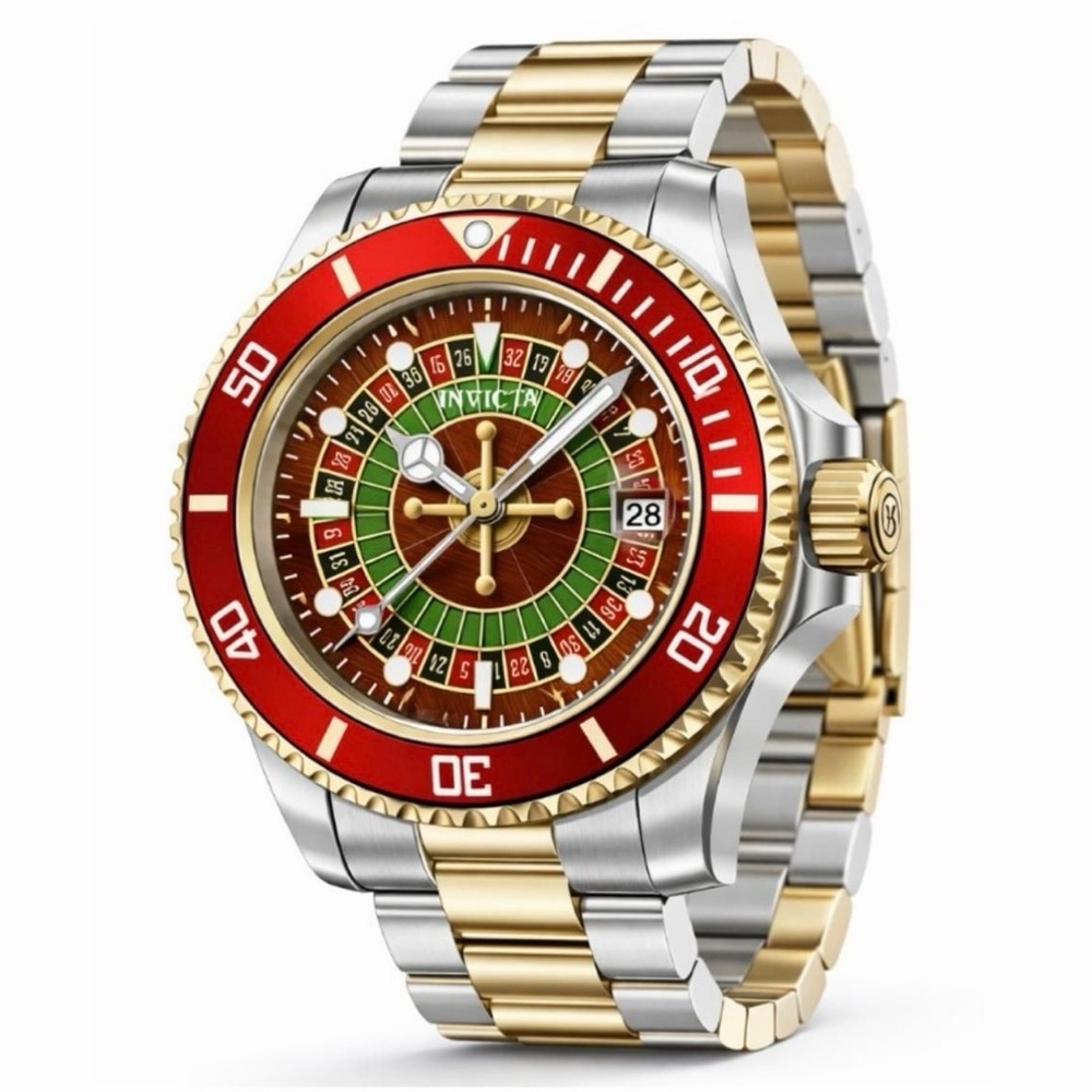 Invicta Pro Diver Quartz Watch – Steel & Gold Tone | 200M Water Resistant